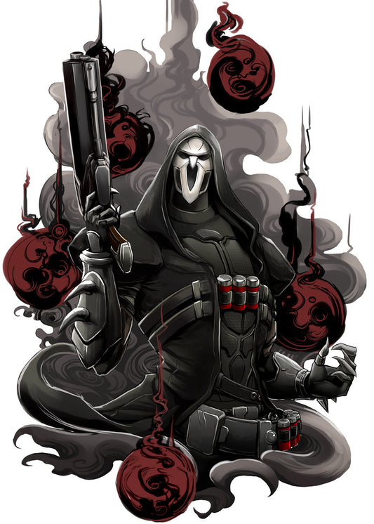 Overwatch - Reaper Art Print