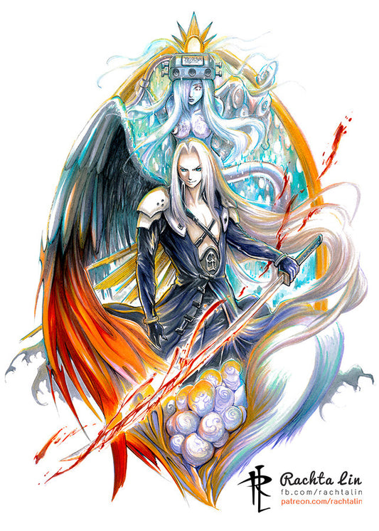 Final Fantasy - Sephiroth Art Print