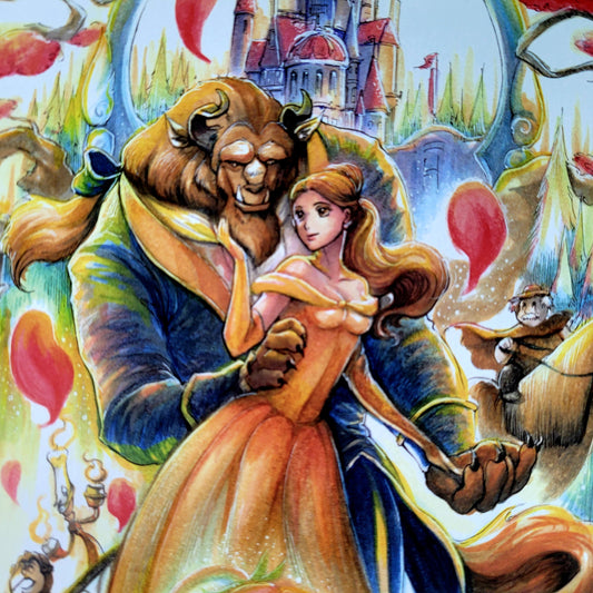 Disney - Beauty & The Beast Art Print