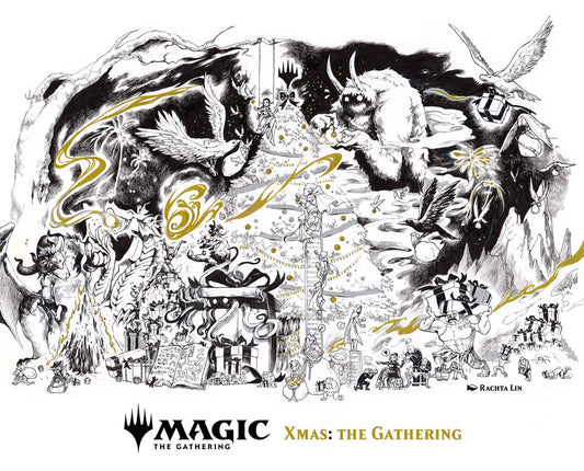 Magic The Gathering - Winter Holidays Art Print