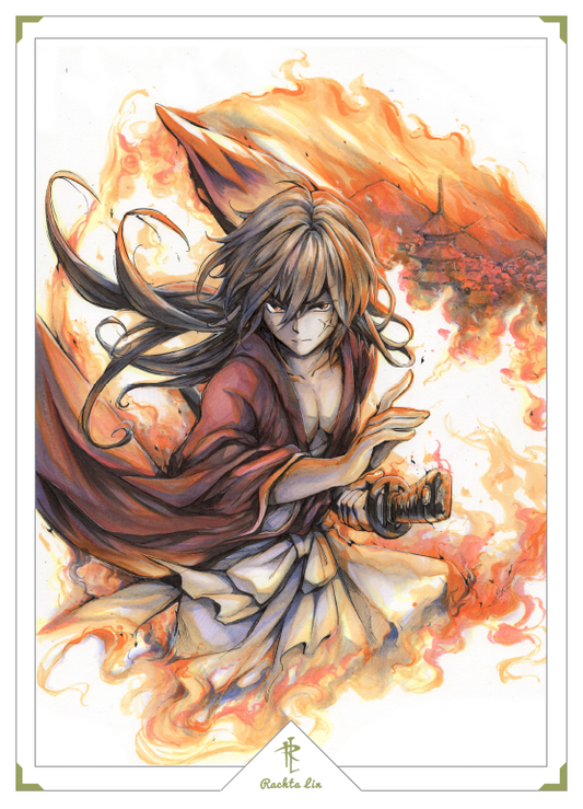 Rurouni Kenshin - Kenshin Art Print
