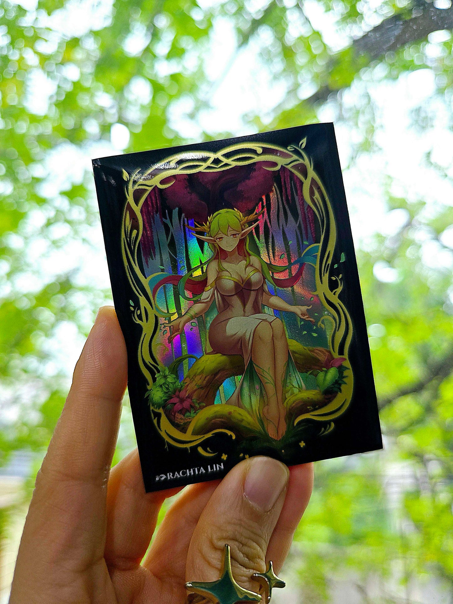 Forest Elf TCG Artist Sleeves for Magic the Gathering (MTG), Pokemon Collectible Cards