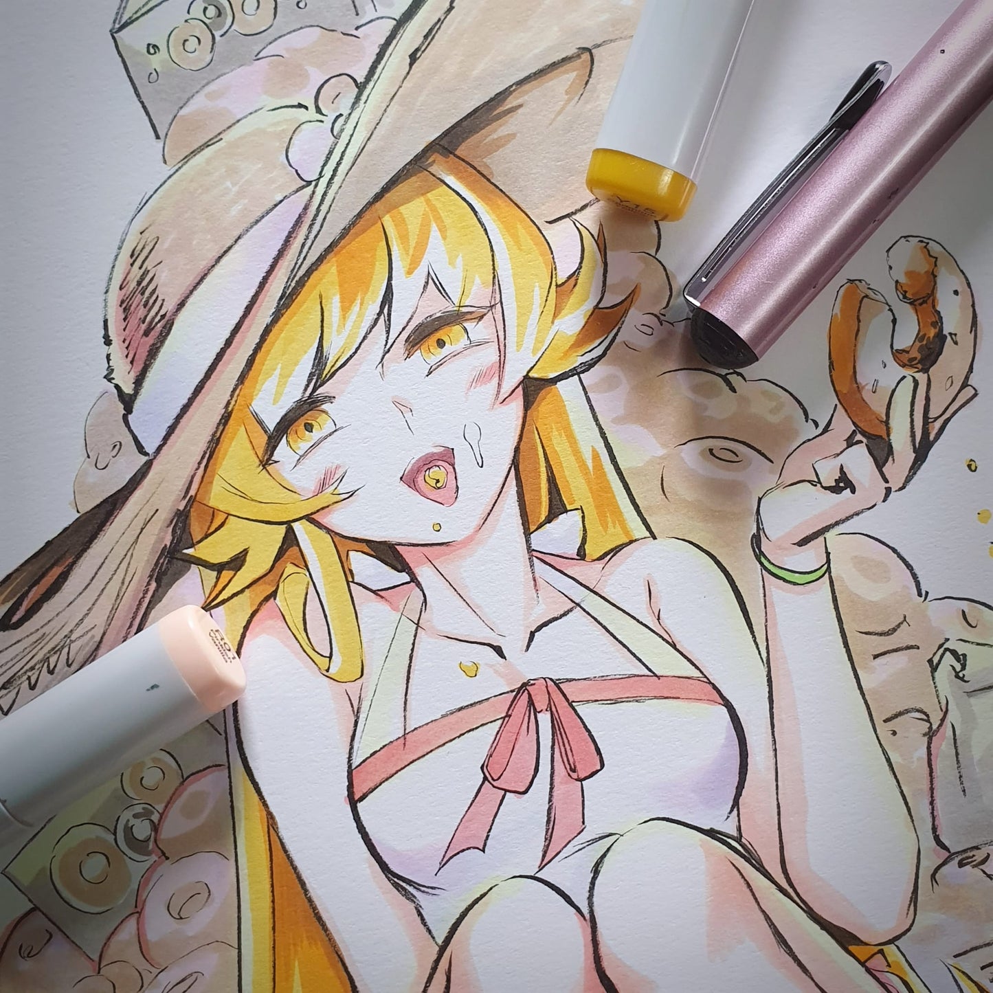 Monogatari - Shinobu Art Print