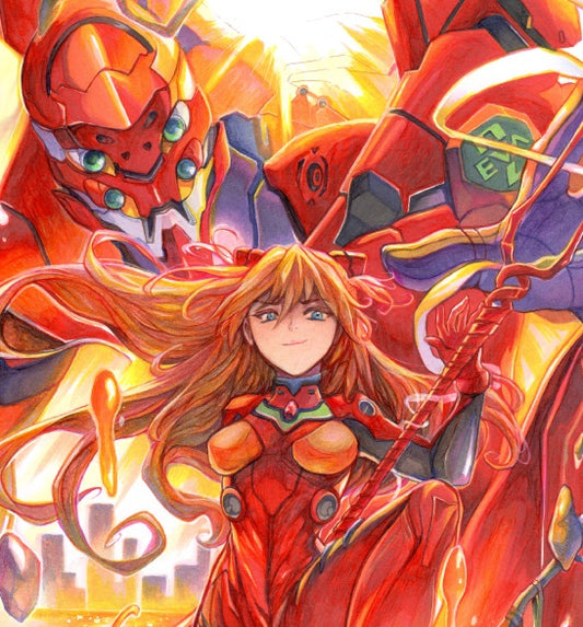 Evangelion - Asuka Art Print