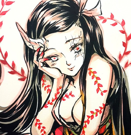 Demon Slayer - Nezuko Demon Art Print