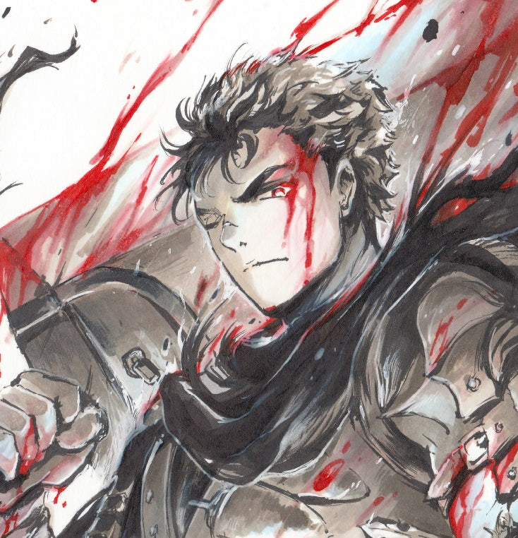 Berserk - Guts Art Print