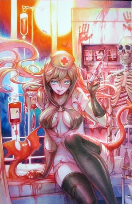 Draculina - Draculina Nurse Art Print