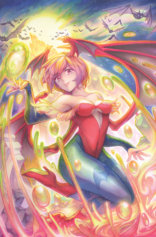 Darkstalkers - Lilith Morrigan Art Print