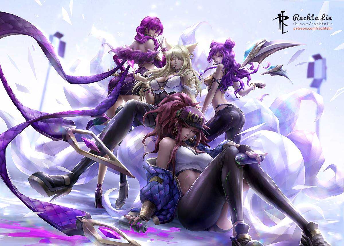 League Of Legends - K/DA Art Print