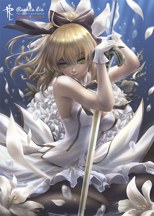 Fate/Grand Order - Saber Art Print