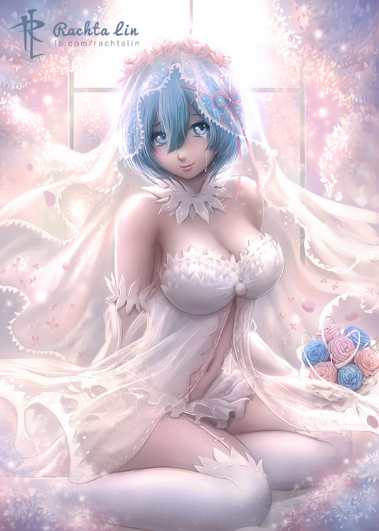 Re:Zero - Rem Bride Art Print