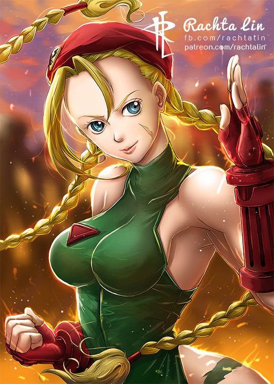 Street Fighter - Cammy White Art Print