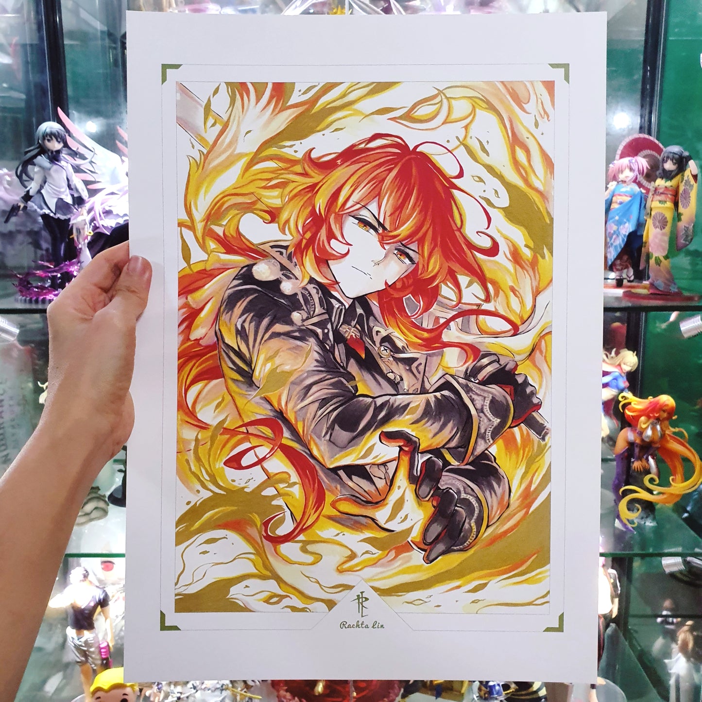 Genshin Impact - Diluc Art Print