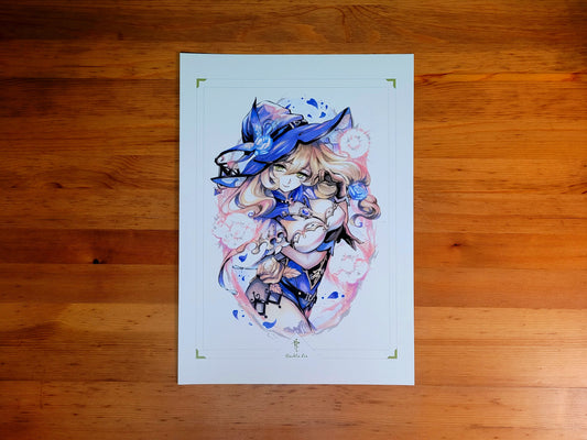 Genshin Impact - Lisa Art Print