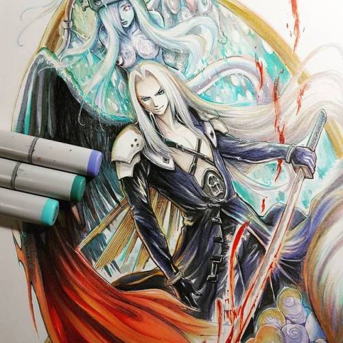 Final Fantasy - Sephiroth Art Print