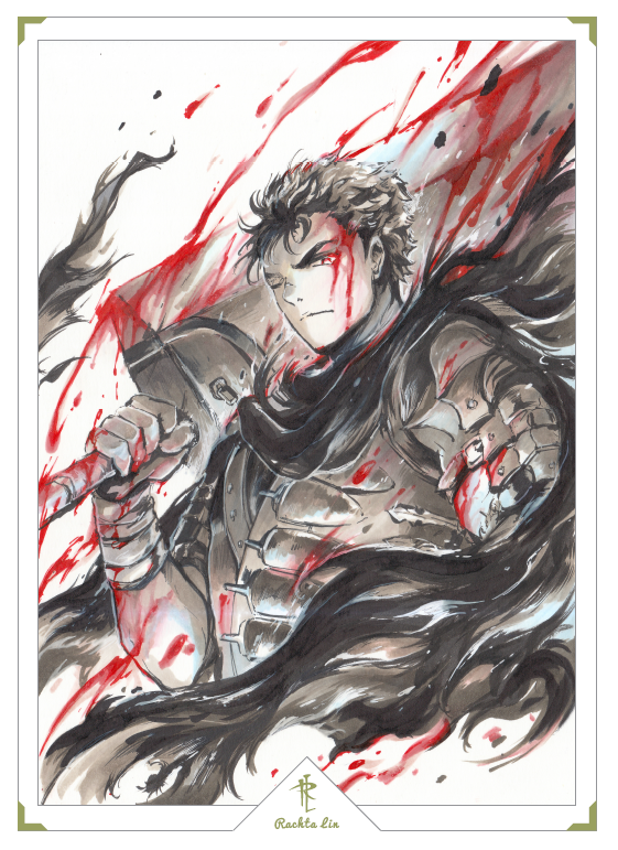 Berserk - Guts Art Print