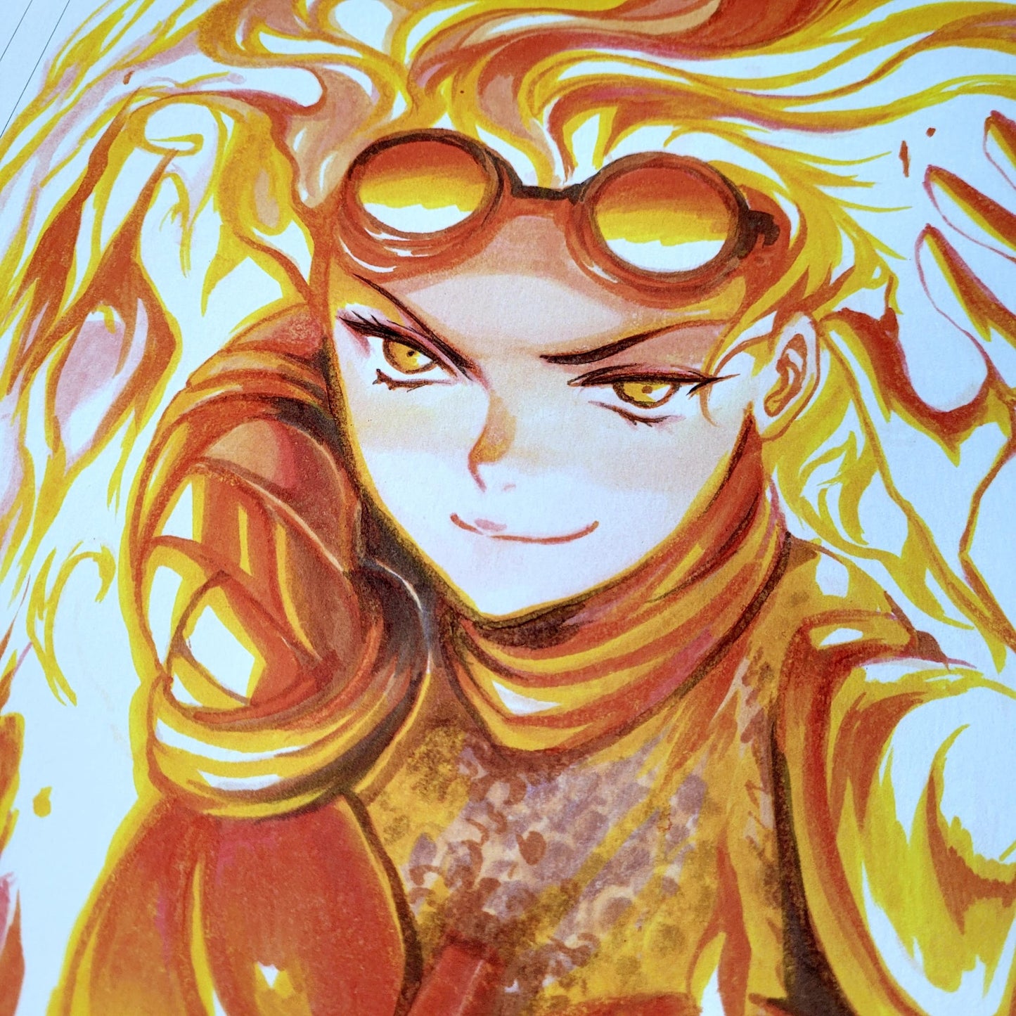 Magic The Gathering - Chandra Art Print