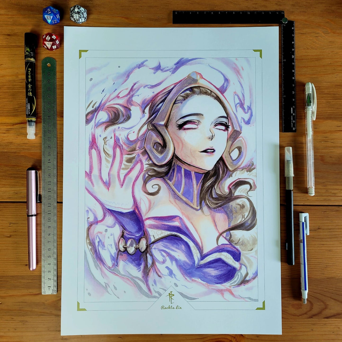 Magic The Gathering - Liliana Art Print