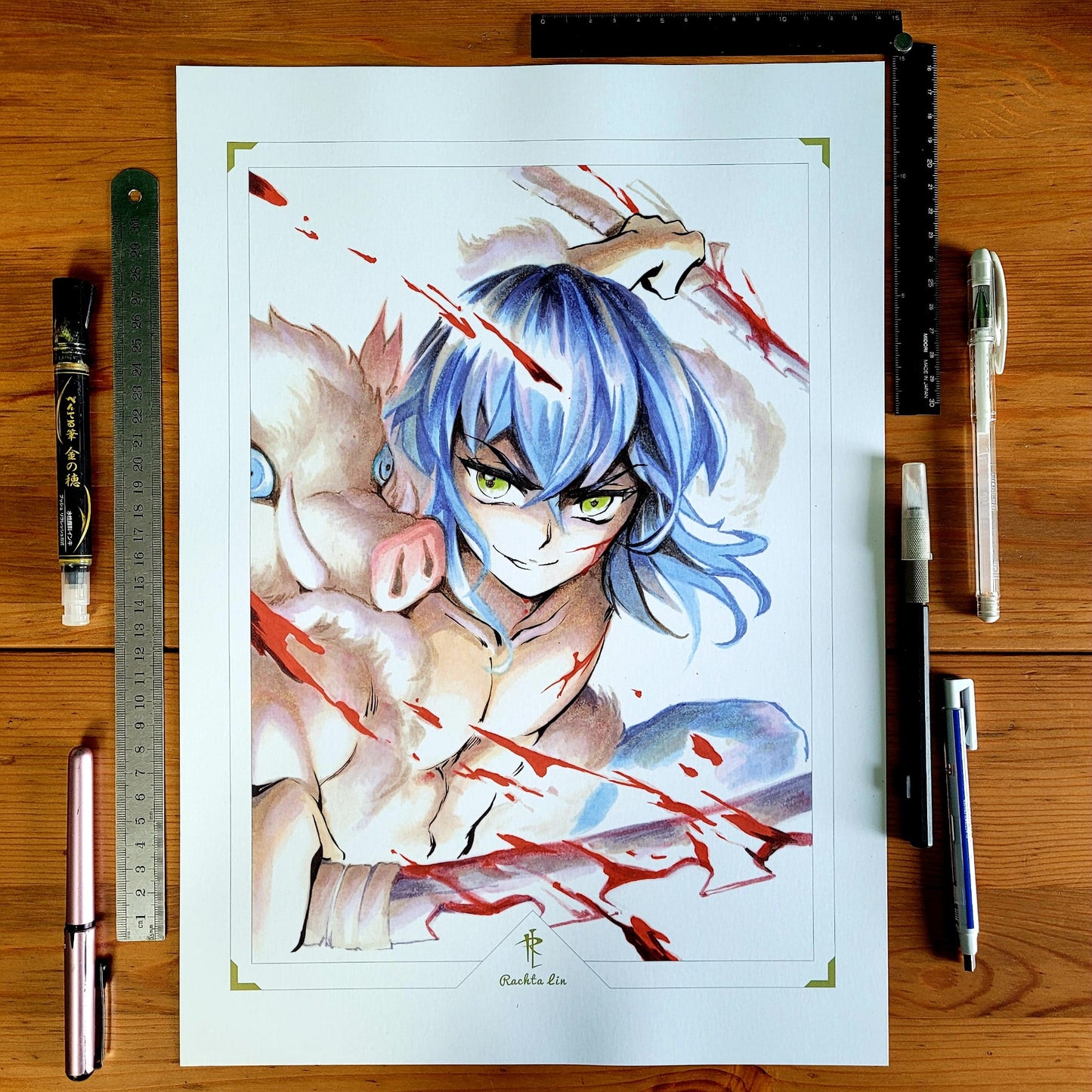 Demon Slayer - Inosuke Art Print