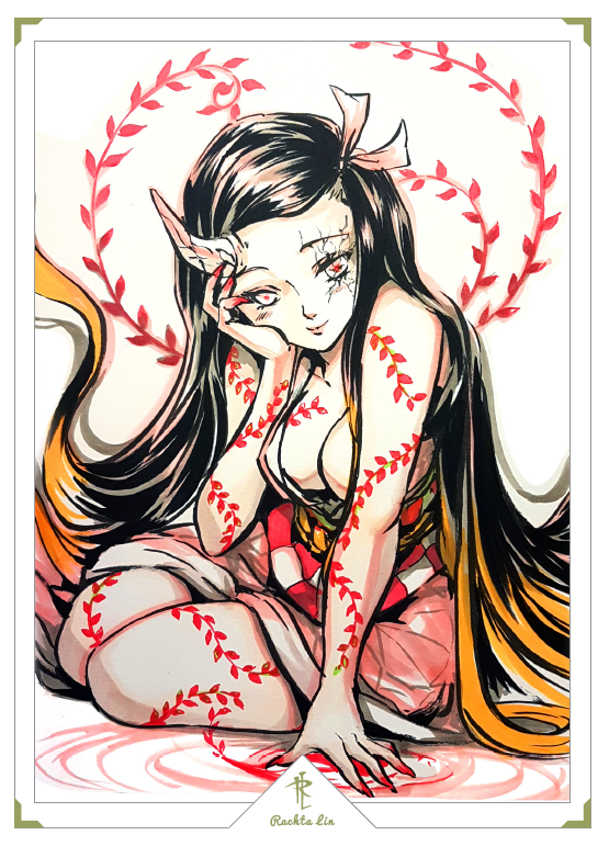 Demon Slayer - Nezuko Demon Art Print